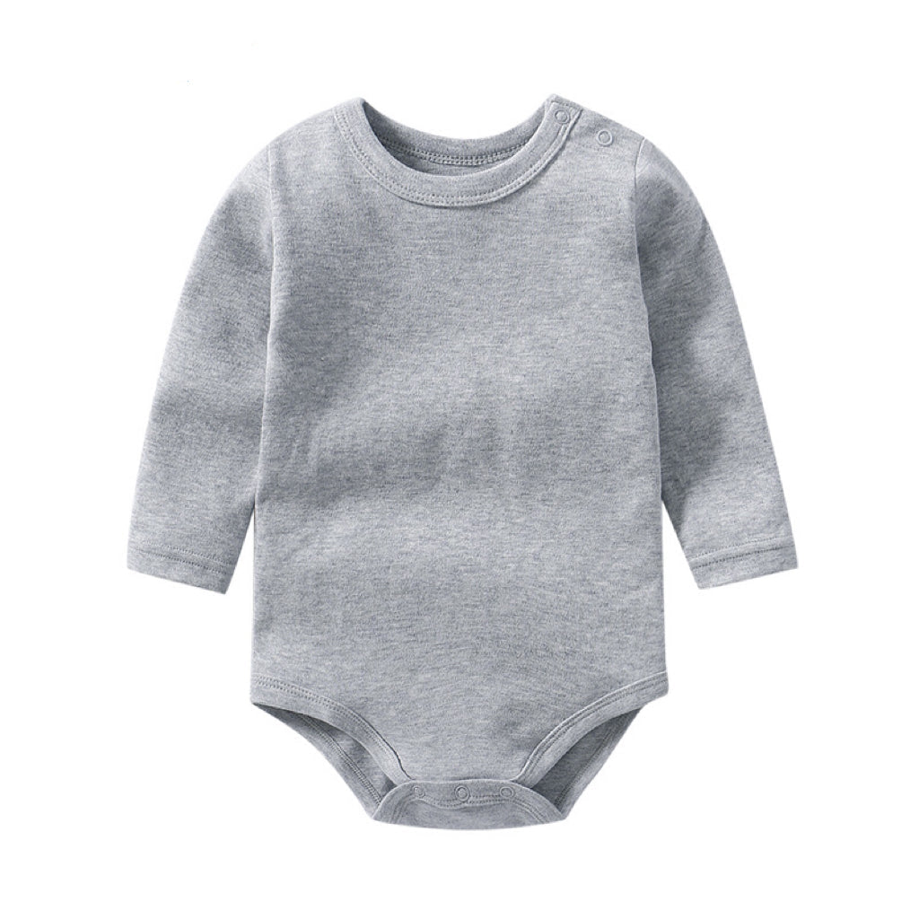 Baby Multi Color Comfy Cotton Long Sleeve Onesies Bodysuits-7